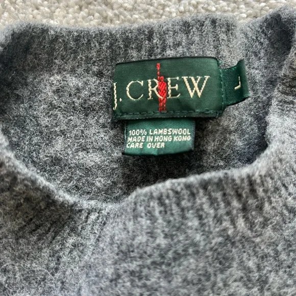 Vintage J.Crew lambswool sweater, size large - Picture 2 of 4